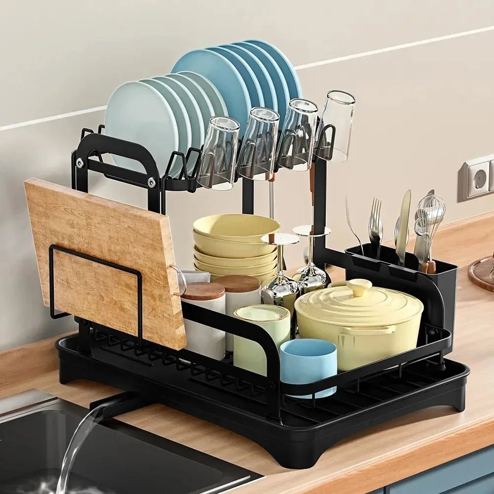Easygo™Égouttoir Vaisselle Cuisine à 2 Niveaux - Magazinett
