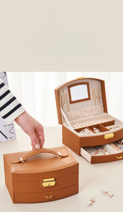 Boîte à Bijoux avec Miroir™ - Magazinett