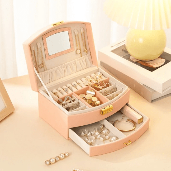 Boîte à Bijoux avec Miroir™ - Magazinett