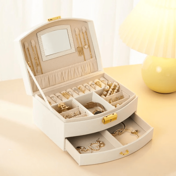 Boîte à Bijoux avec Miroir™ - Magazinett