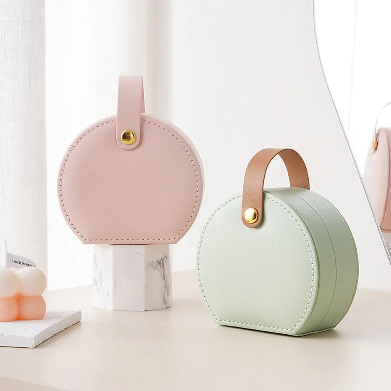 Boîte à Bijoux de Voyage en Cuir - Magazinett
