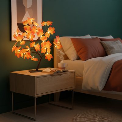 Designer bedside lamp