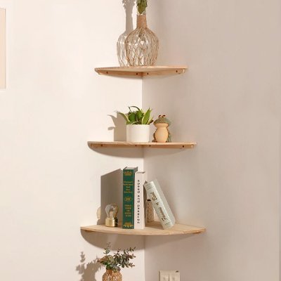 Etagère angle murale | Optimum - Magazinett