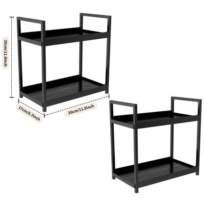 Étagère de Rangement debout à 2 niveaux - Magazinett