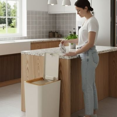 Poubelle de cuisine | Design Compact - Magazinett
