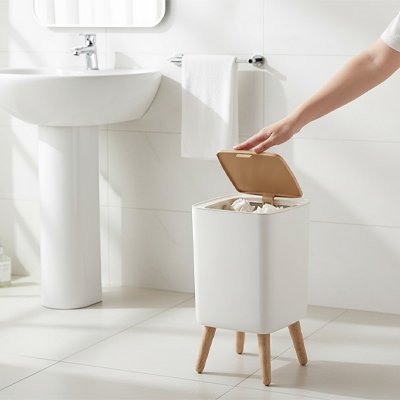 Poubelle salle de bain | Élégance Compacte - Magazinett