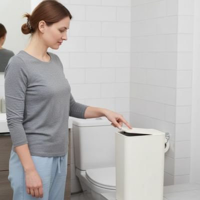 Poubelle salle de bain | Élégance Compacte - Magazinett