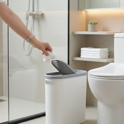 Poubelle salle de bain
