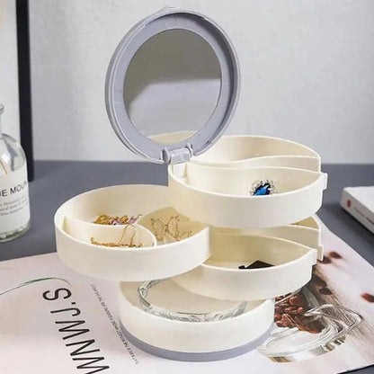 Présentoir à bijoux en plastique rotatif - Magazinett