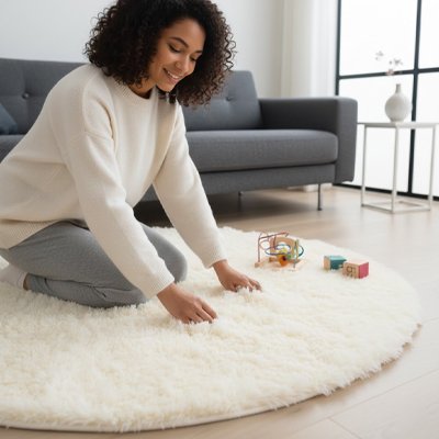 Tapis rond salon | Design Premium - Magazinett