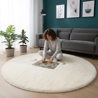 Tapis rond salon | Design Premium - Magazinett